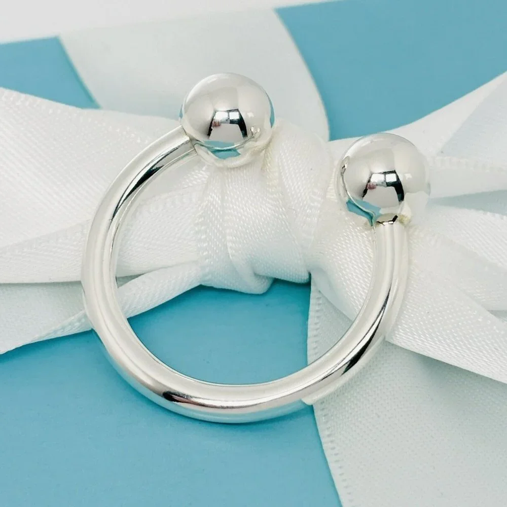 Tiffany & Co Horseshoe Key Ring Chain in Sterling Silver Unisex